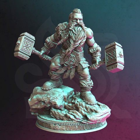 Image of Dwarf Barbarian - Mathias