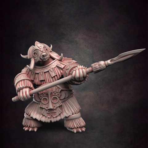 Image of Pangolin Warrior  B