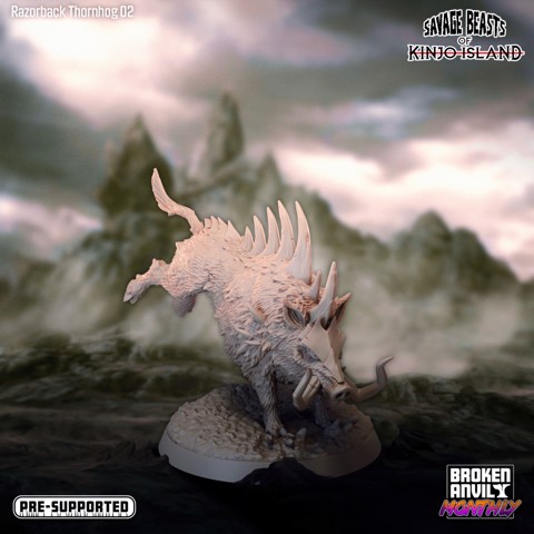 Image of Savage Beasts of Kinjo Island - Razorback Thornhog 02