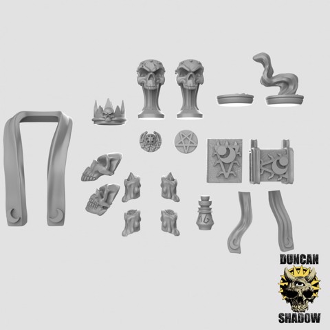 Image of Cultist Kit Bashing parts (pre supported)