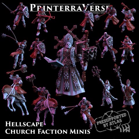 Image of 005 Hellscape Church Faction Minis