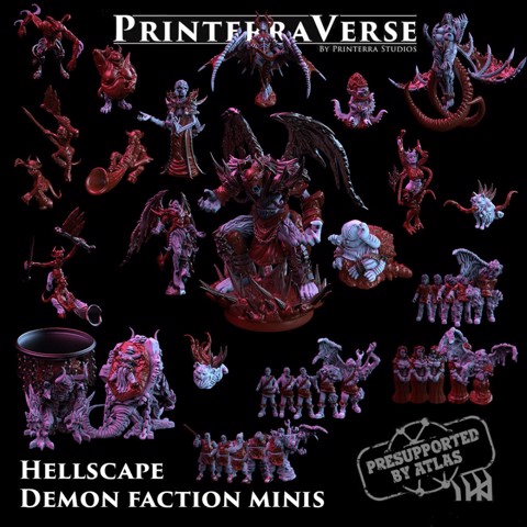 Image of 005 Hellscape Demon Faction Minis