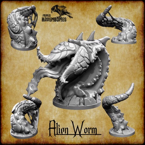 Image of Alien Worm bundle Pre-supported
