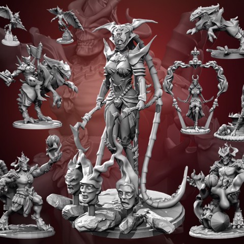Image of Devils / Demons Pre Supported Bundle