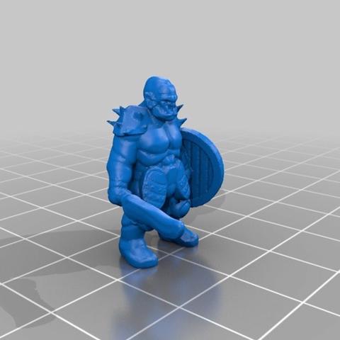Image of 18mm orcs for D&D