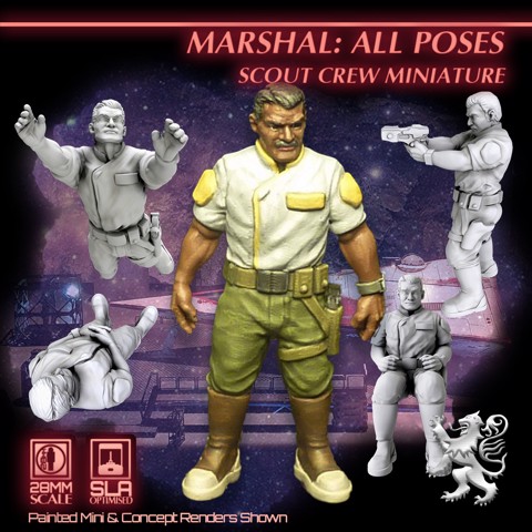 Image of Marshal: All Poses - Scout Crew Miniature