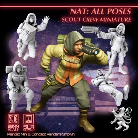 Image of Nat: All Poses - Scout Crew Miniature