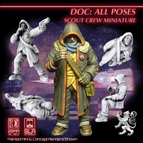 Image of Doc: All Poses - Scout Crew Miniature