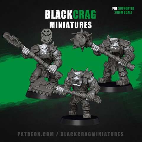 Image of Orc Sergeants with Heavy Weapons Modular Kit