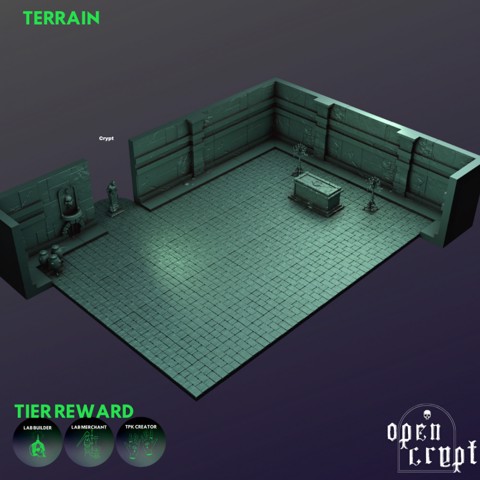 Image of Crypt Tiles - Floor and Walls