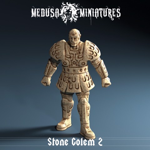 Image of Stone Golem 2 Pre-supported