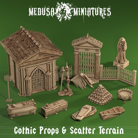 Image of Gothic Props & Scatter Terrain