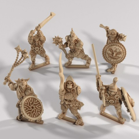 Image of ORC ARMY SOLDIERS -  6x Orc Champions