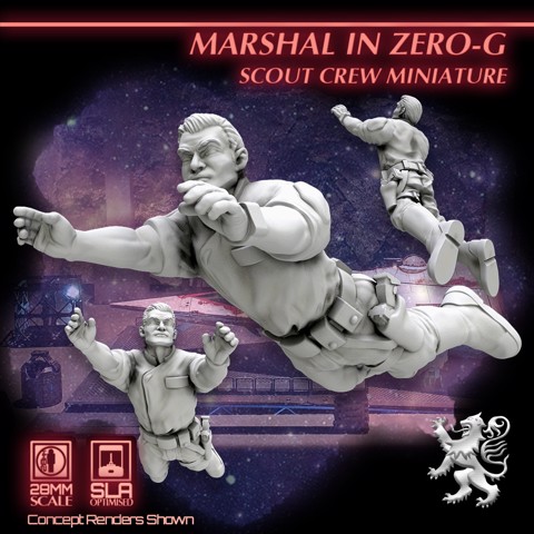 Image of Marshal in Zero-G - Scout Crew Miniature