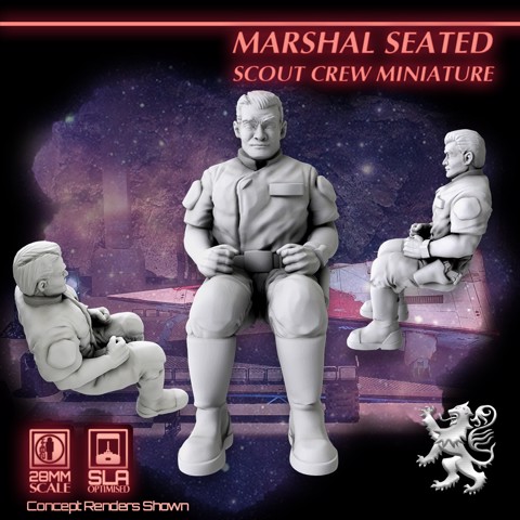 Image of Marshal Seated - Scout Crew Miniature