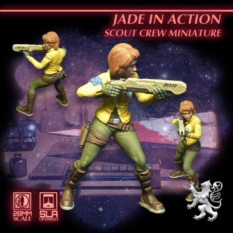 Image of Jade in Action - Scout Crew Miniature
