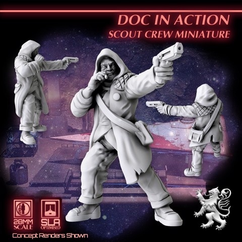 Image of Doc in Action - Scout Crew Miniature