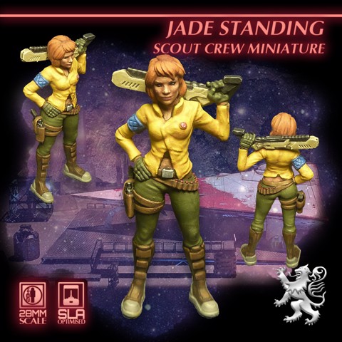 Image of Jade Standing - Scout Crew Miniature