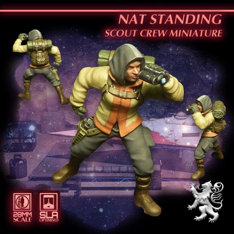Image of Nat Standing - Scout Crew Miniature