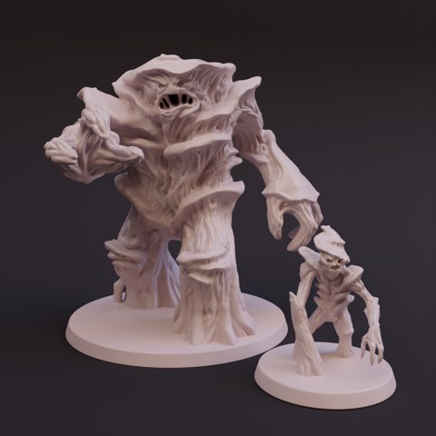 Image of Myconids Boss - Mushroom/Forest Creatures - Tabletop Miniature - DnD