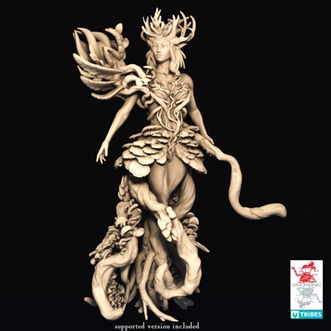 Image of Wood Queen of the Sylvan Elves and Fey – Lady of the Forest 32mm and 75mm versions