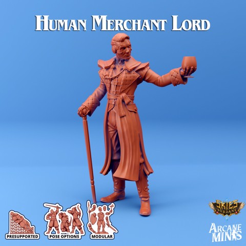 Image of Human Merchant Lord - Merchant Guilds
