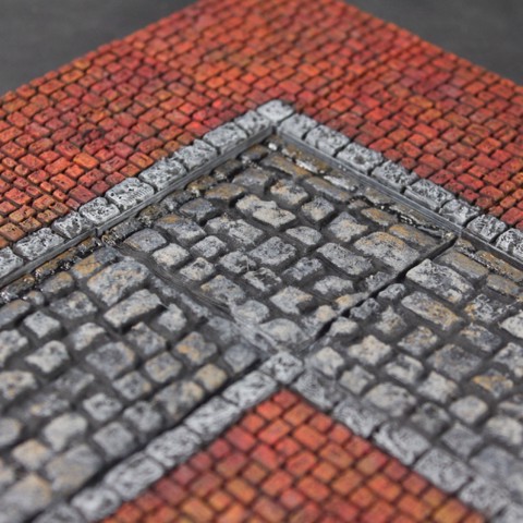 Image of OpenForge Cobblestone Streets: Gutters