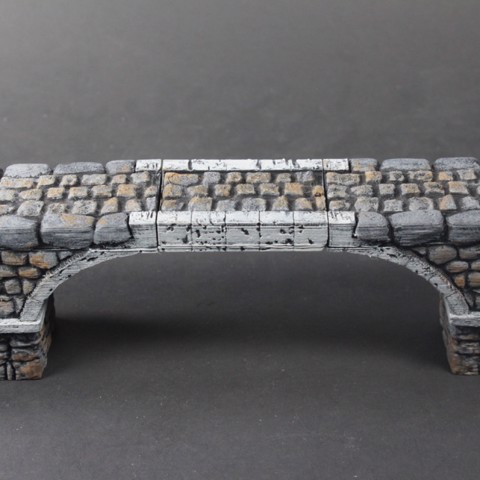Image of OpenLOCK Stone Bridge (Set 6) Flat Arch