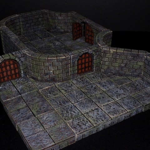 Image of OpenForge 2.0 Cut Stone Curved (Square floor)
