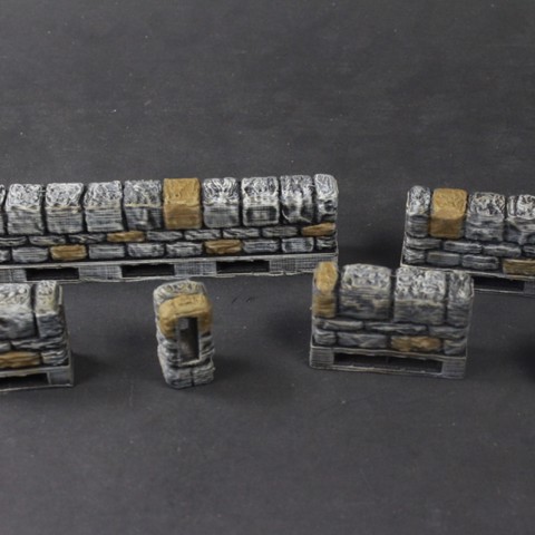 Image of OpenLOCK Dungeon Stone Low Primary Walls