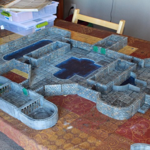 Image of OpenForge Low Wall Pool Tiles