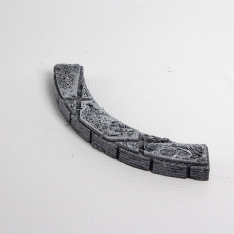 Image of OpenForge Cut-Stone OpenLOCK Curved Flat Ends