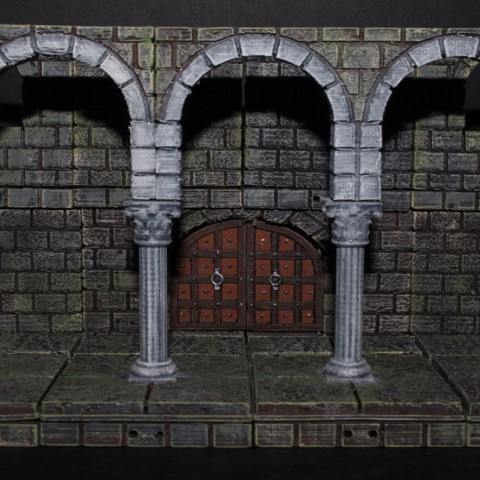 Image of OpenForge 2.0 Cut-Stone Colonnade