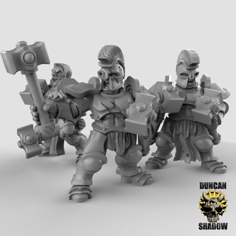 Image of Storm Knights with Hammers (pre supported)