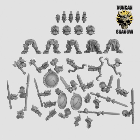 Image of Storm Knights Multipart Kit (pre supported)