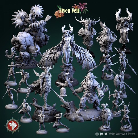 Image of Elven Veil february bundle pre-supported
