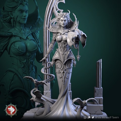 Image of Mistress of Blood 75mm and 32mm pre-supported