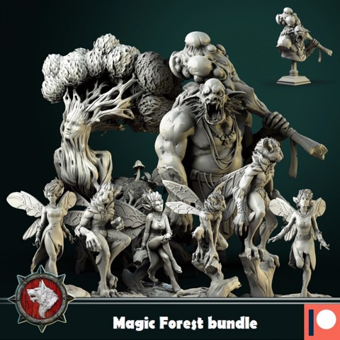 Image of Magic Forest bundle pre-supported