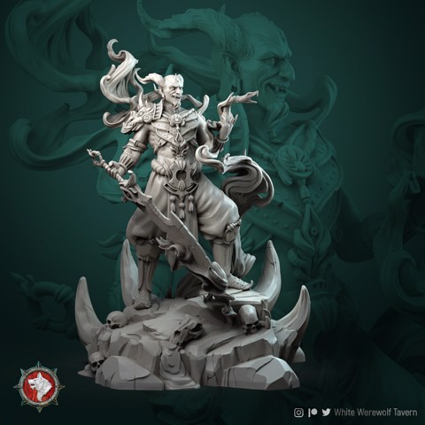 Image of Efreet Overlord 75mm and 32mm pre-supported
