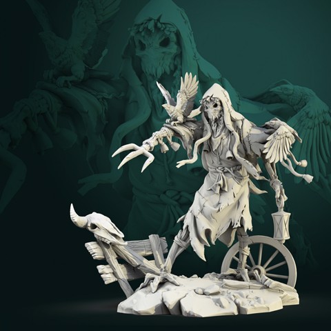 Image of Haunted Scarecrow 75mm pre-supported