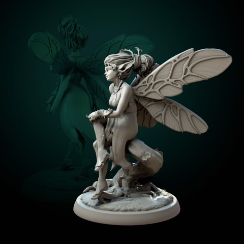 Image of Pixie Soul of the Forest 75mm pre-supported