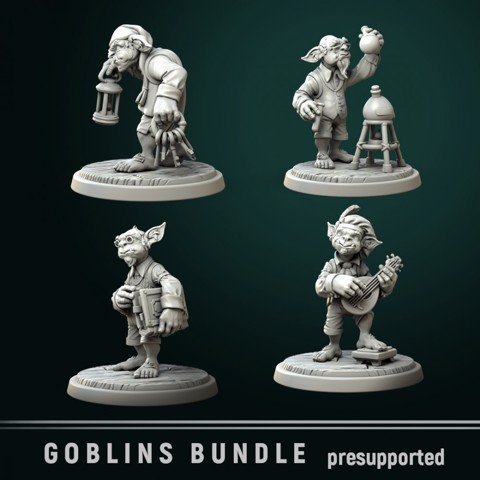 Image of Goblins bundle pre-supported