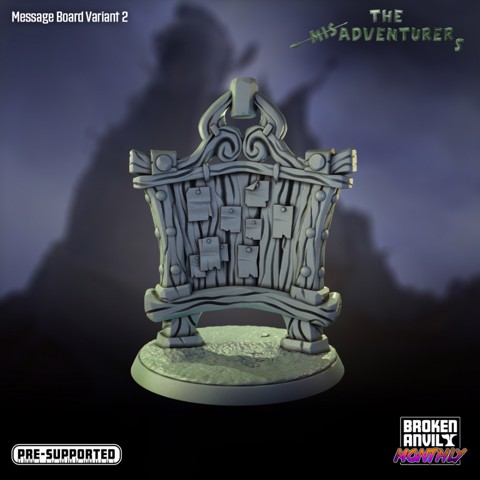 Image of The Mis-Adventurers - Message Board Variant 2