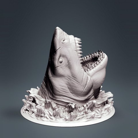 Image of Megalodon's head