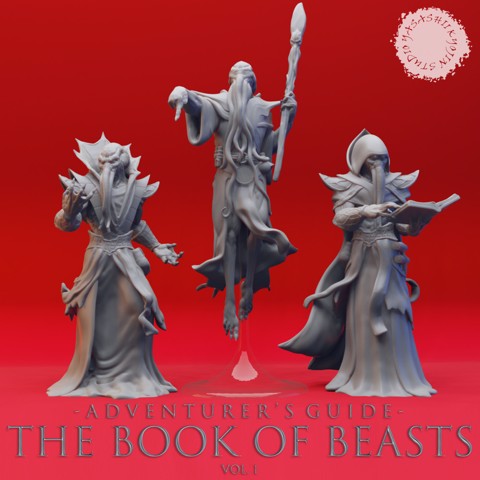 Image of Cthulid Warband - Book of Beasts - Tabletop Miniatures (Pre-Supported)
