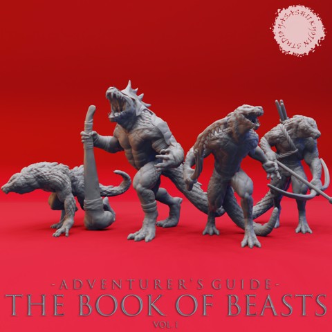 Image of Lizardfolk Warband - Book of Beasts - Tabletop Miniatures (Pre-Supported)