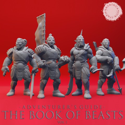 Image of Hobgoblin Warband - Book of Beasts - Tabletop Miniatures (Pre-Supported)