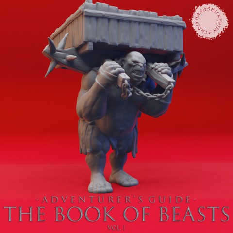 Image of Ogre Loader - Book of Beasts - Tabletop Miniatures (Pre-Supported)