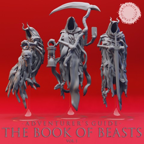 Image of Wraiths - Book of Beasts - Tabletop Miniatures (Pre-Supported)