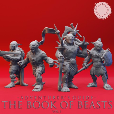 Image of Goblin Warband - Book of Beasts - Tabletop Miniatures (Pre-Supported)